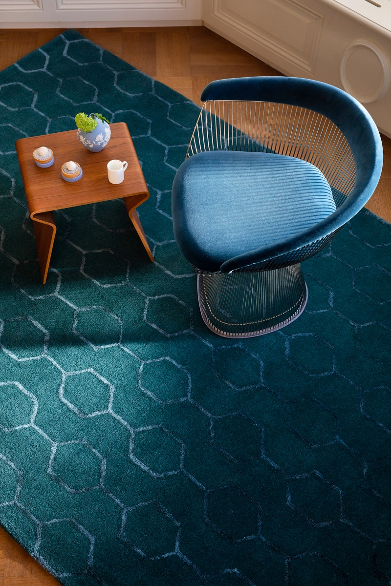 Gio Teal 39107 Teppich | Größe: 200 x 280 cm