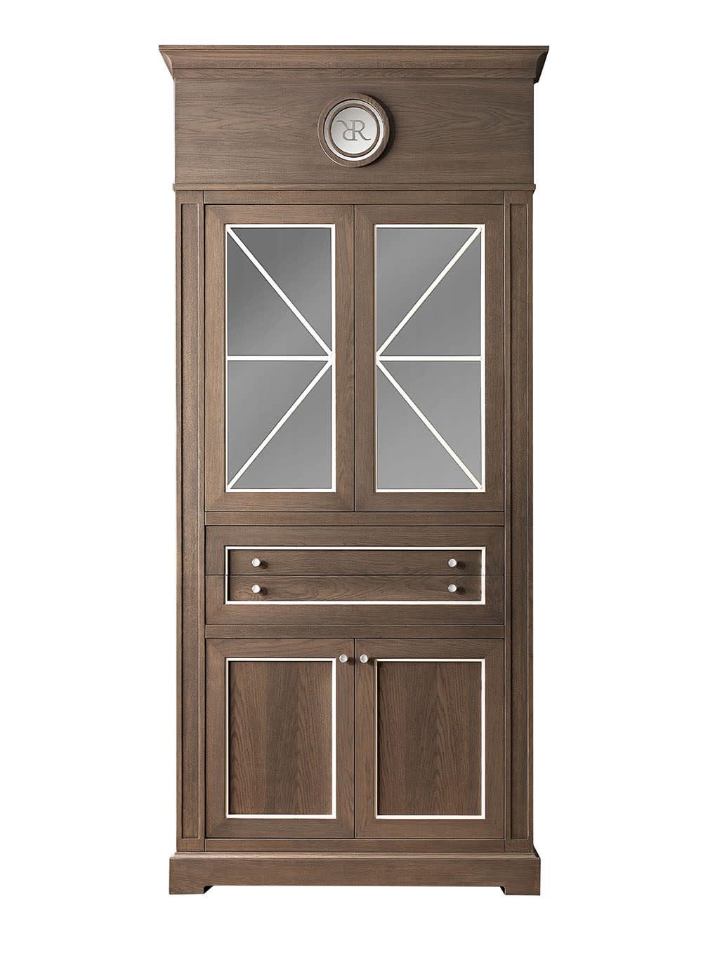 Zweitüriger Kleiderschrank in Natureiche