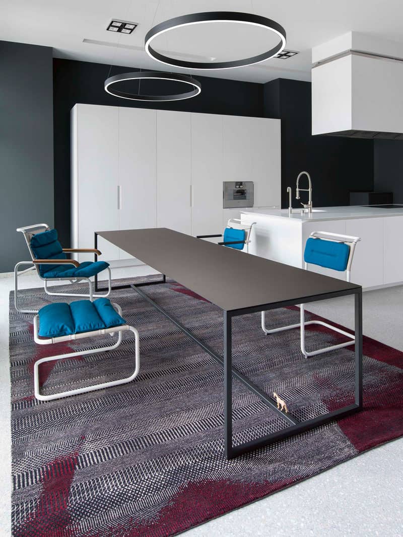 mit Gras Red Wood Teppich