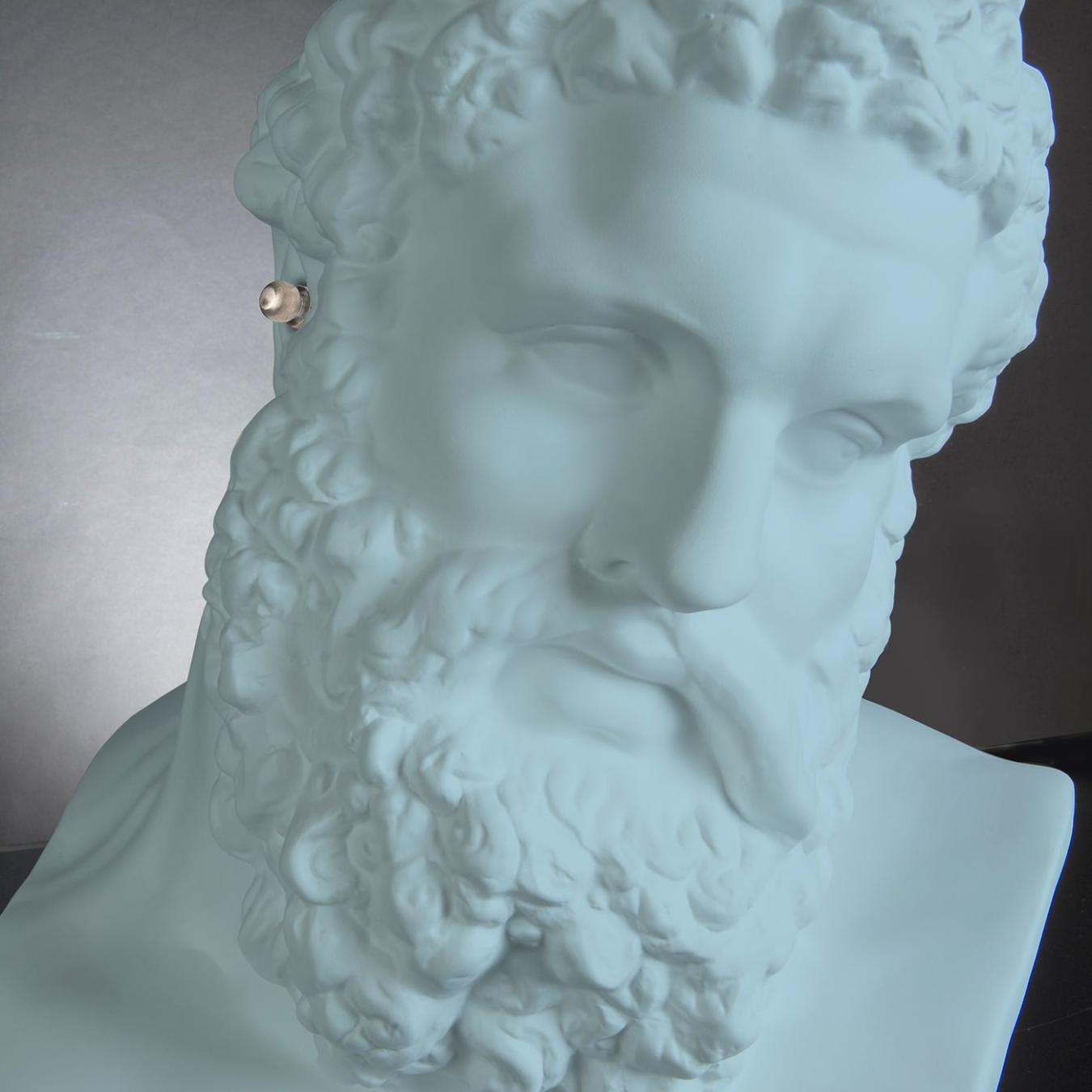 Ercole Non Sento Hellblaue Büste
