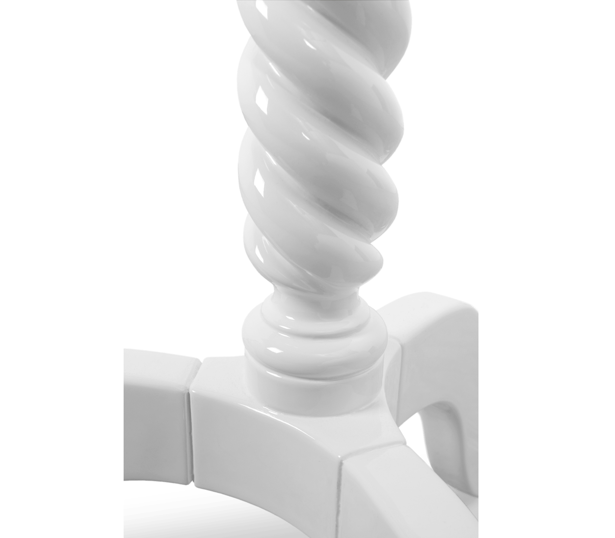 Perlmuttweißer Beistelltisch