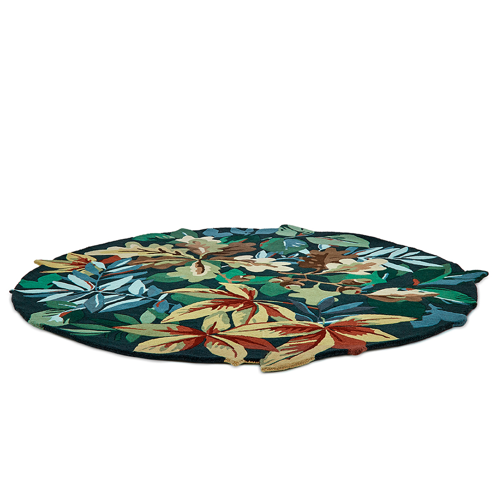 Robin's Wood Forest Grün 146508 Teppich | Größe: Ø 200 cm