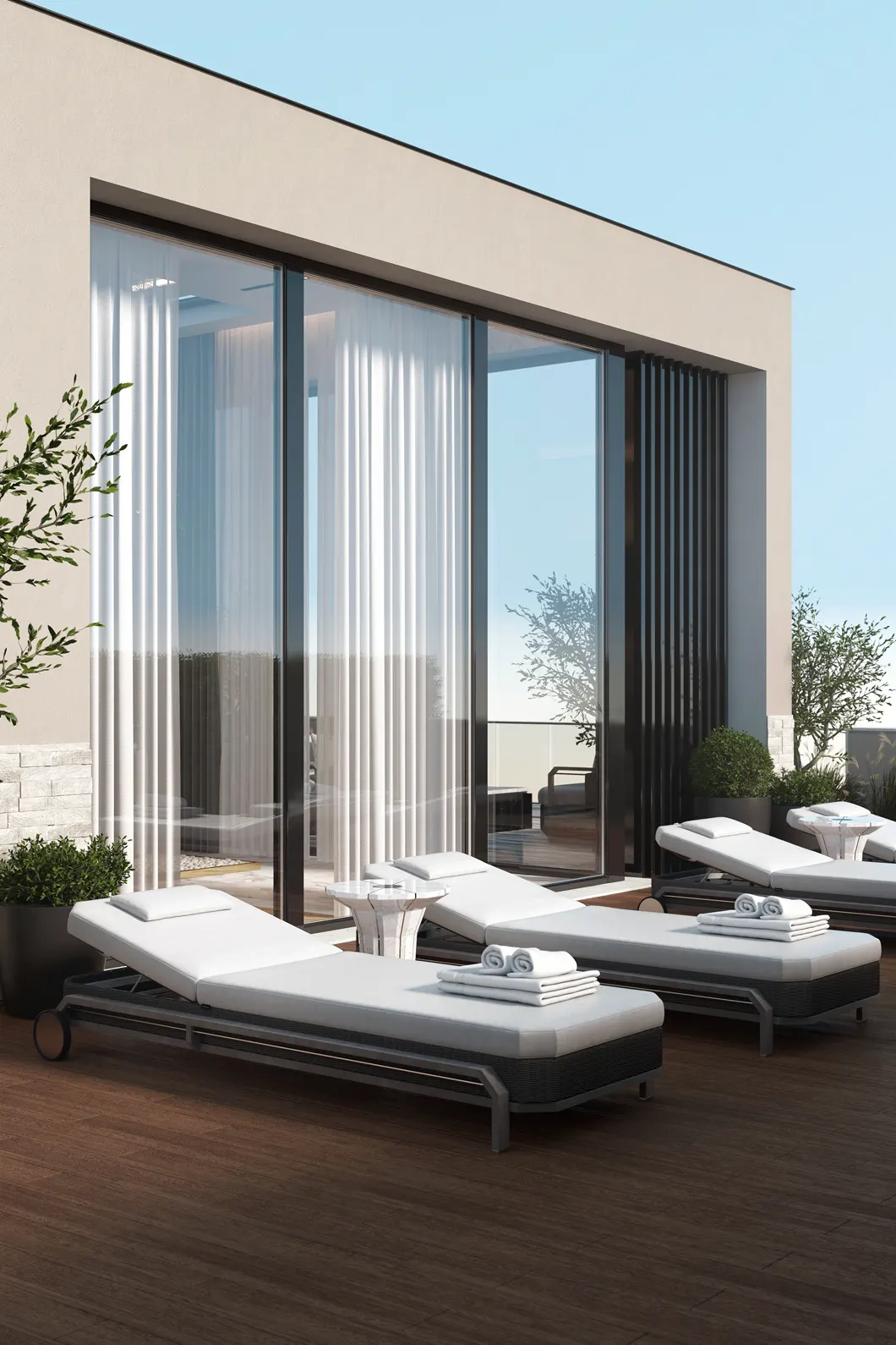 Heritage grauer Sonnenliege - 1