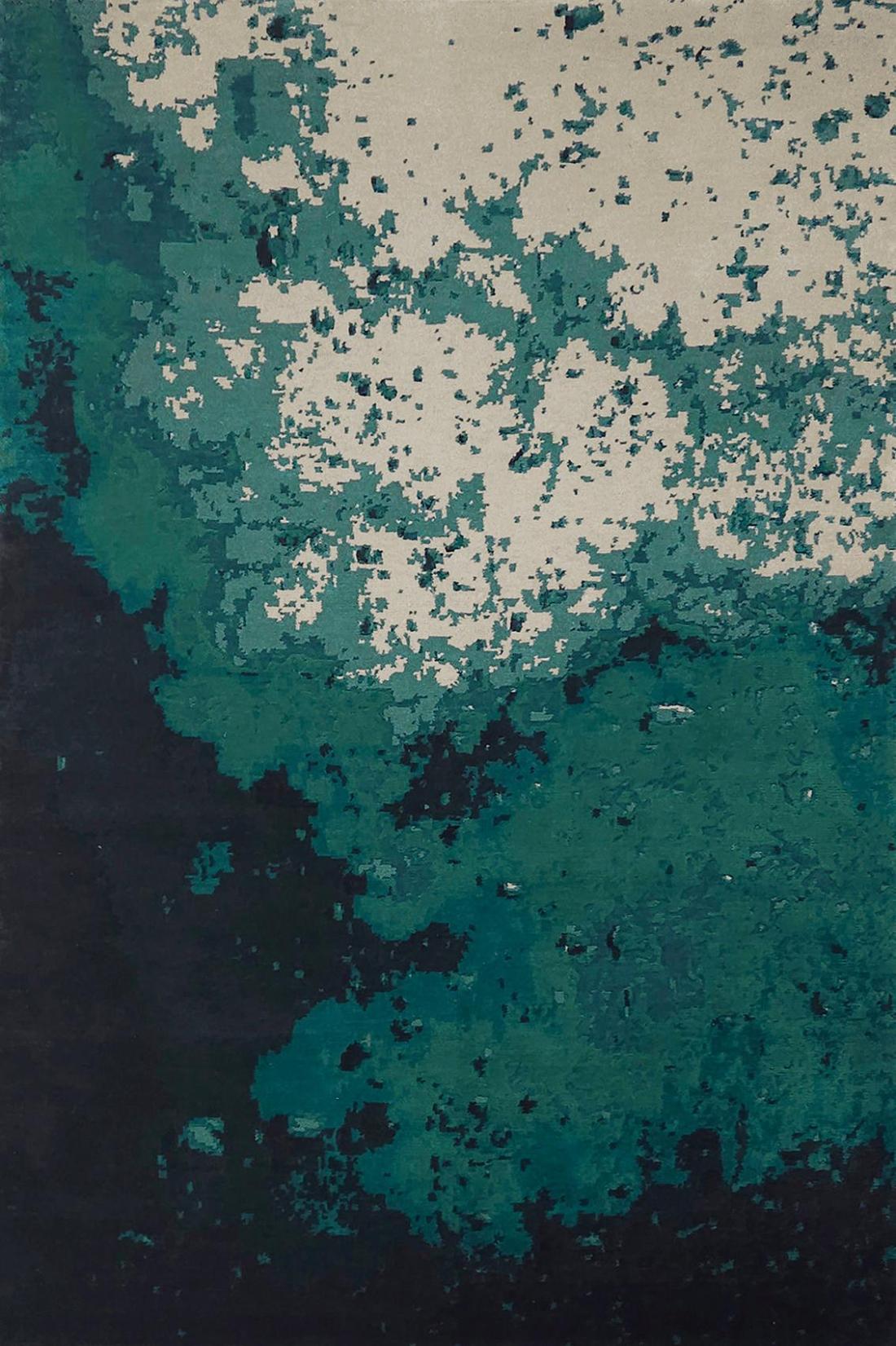 Dip Deep Turquoise Teppich | Größe: 300 x 400 cm
