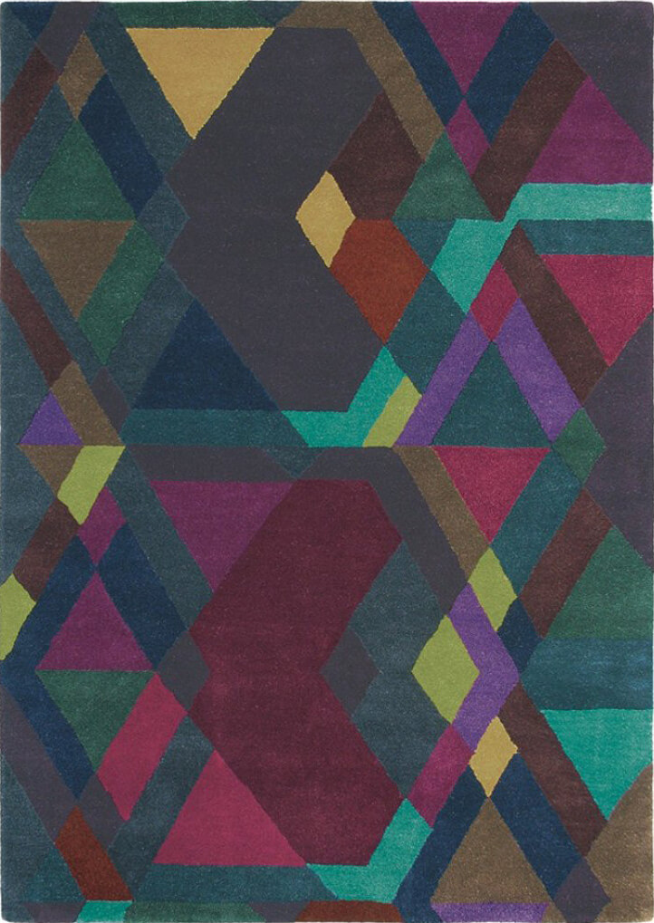 Mosaic Deep-Purple 57607 Teppich | Größe: 200 x 280 cm
