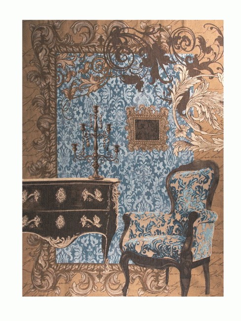 Barock Wandteppich | Größe: 150 × 200 cm