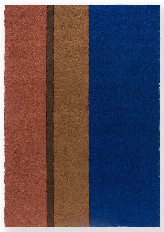 Habitat Festival Streifen Blau Outdoor 496518 Teppich | Größe: 140 x 200 cm