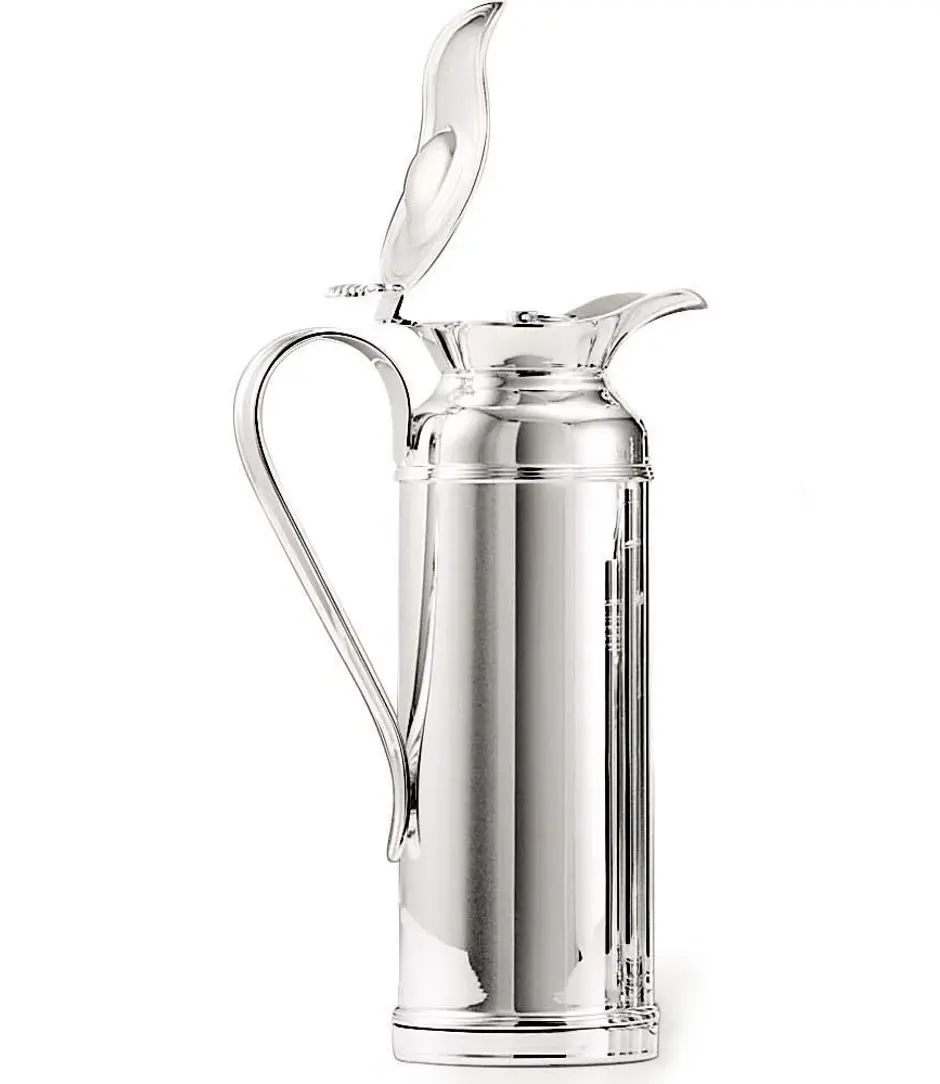 Luxuriöse versilberte Thermo‑Karaffe