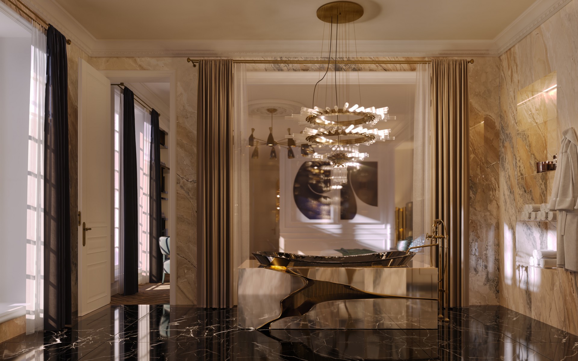 Fractured Design Badewanne