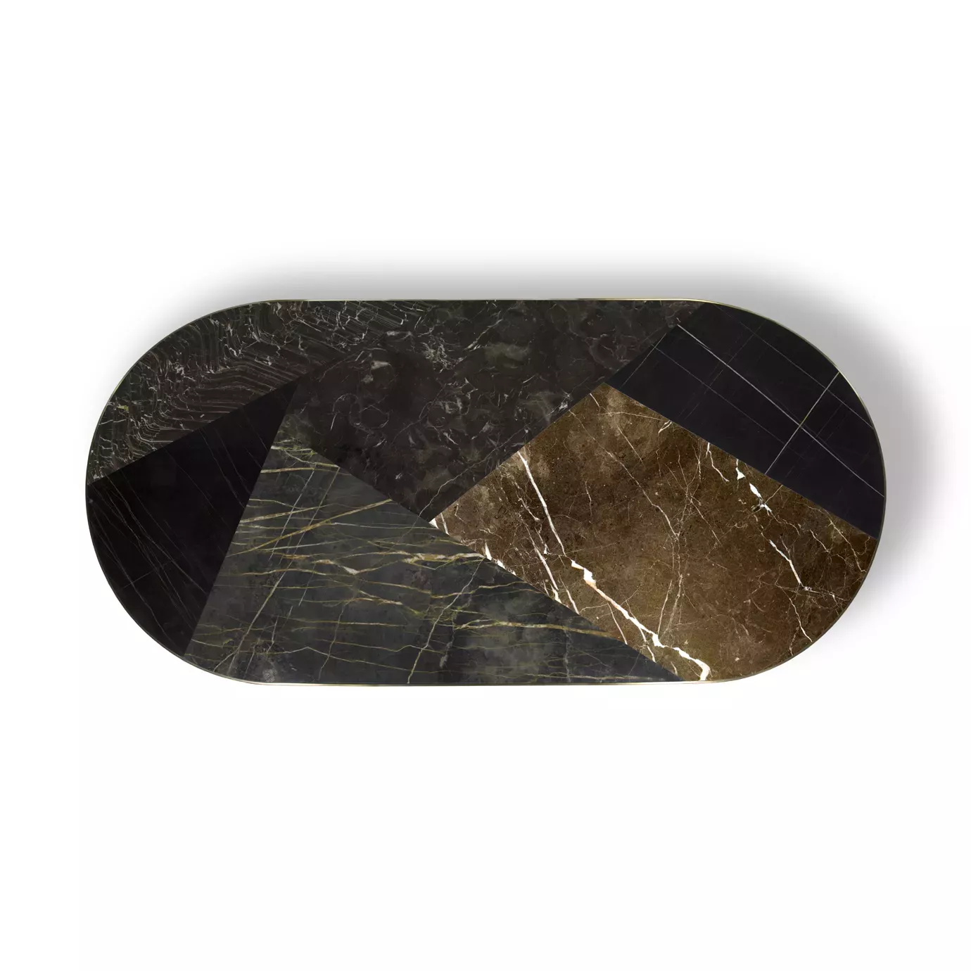 Decovita Schwarz‑Gold Granit‑Esstisch