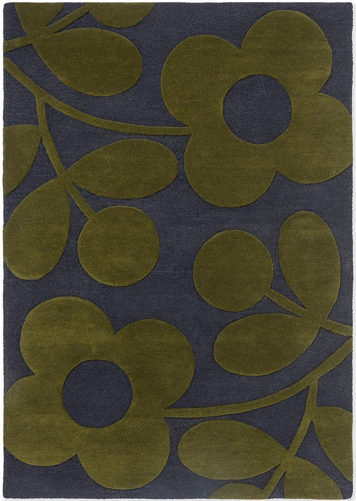 Sprig Stem Marineblau 063908 Teppich | Größe: 160 x 230 cm