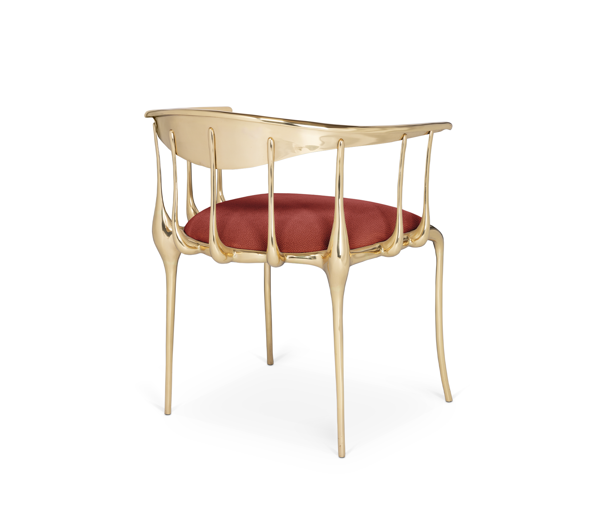 Burgundy Luxe Stuhl