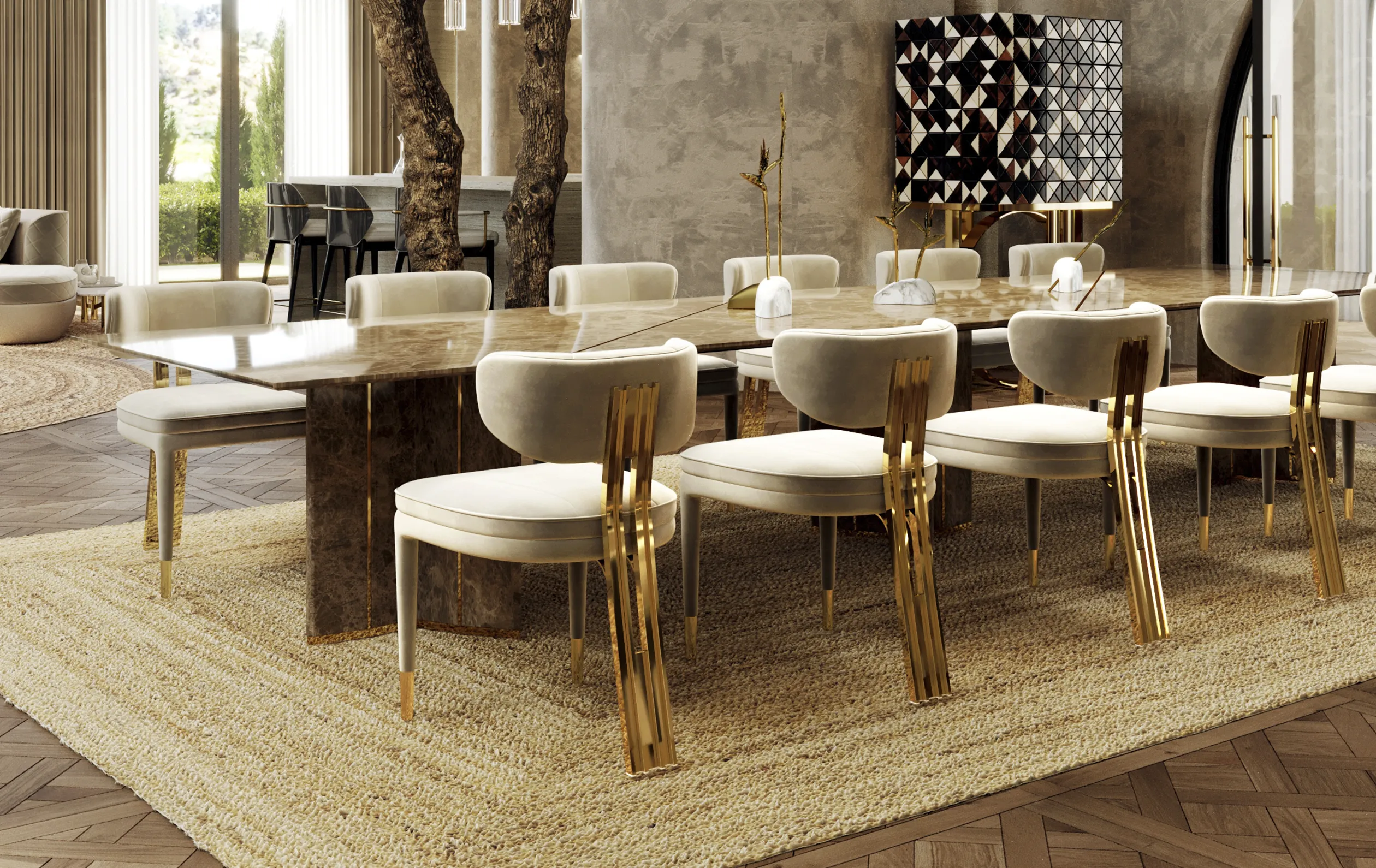 Lattice Esszimmerstuhl - 7