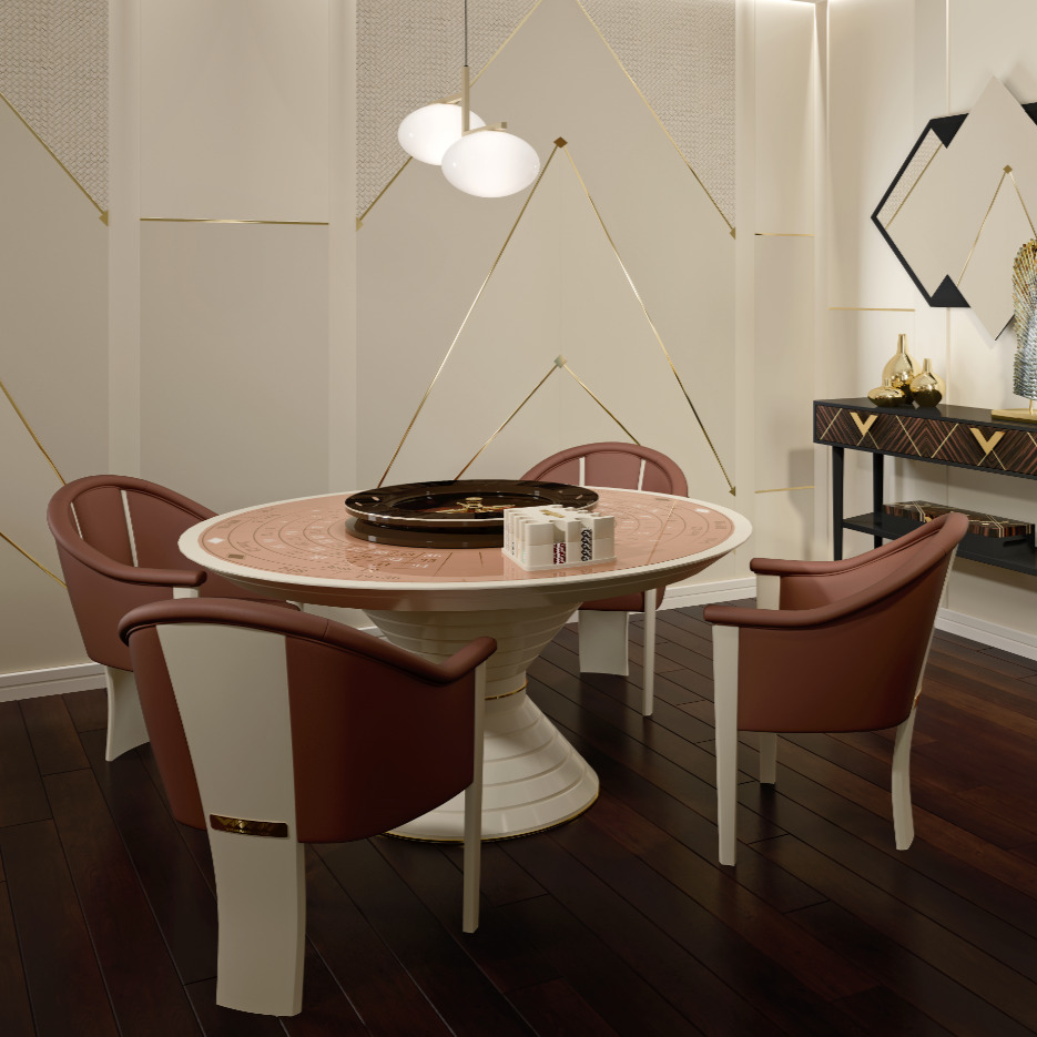 Convivium Runder Roulette-Tisch