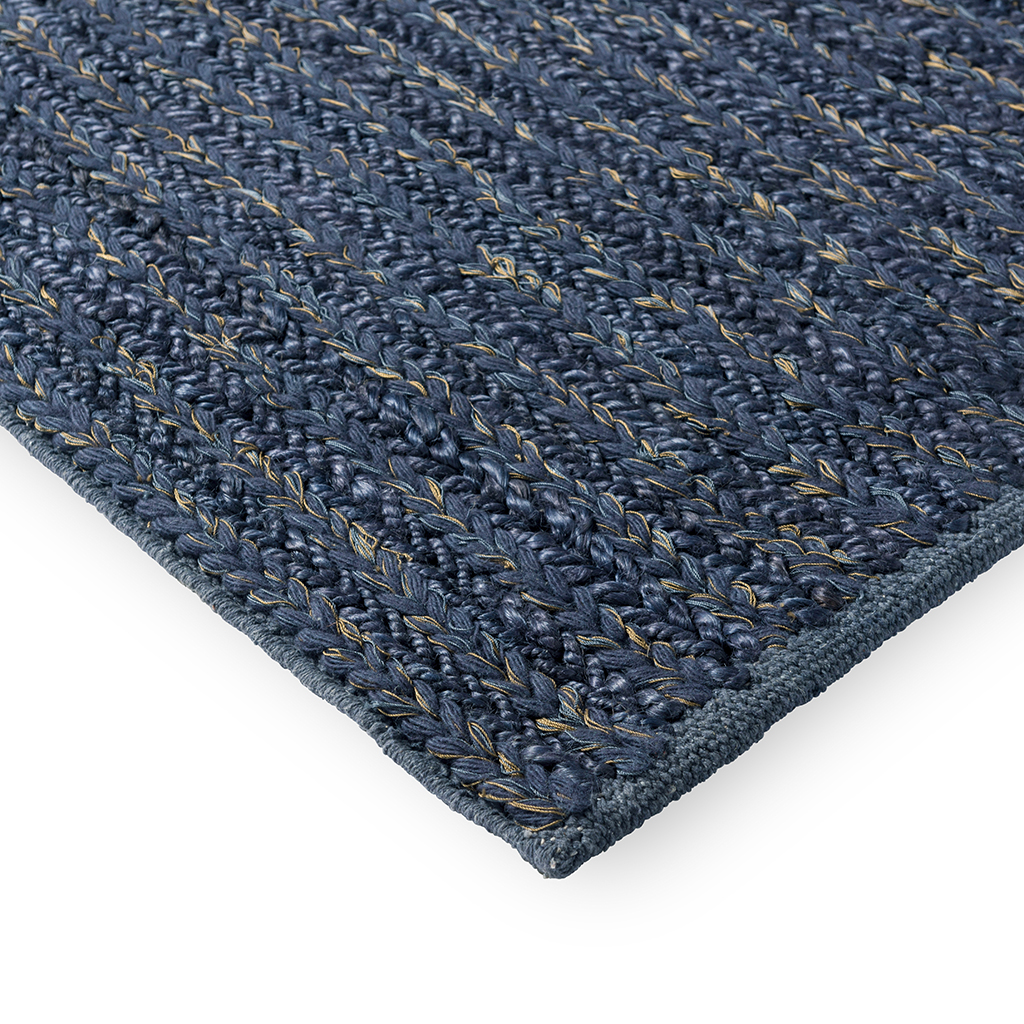 Craft Plait Denim Teppich | Größe: 200 x 280 cm