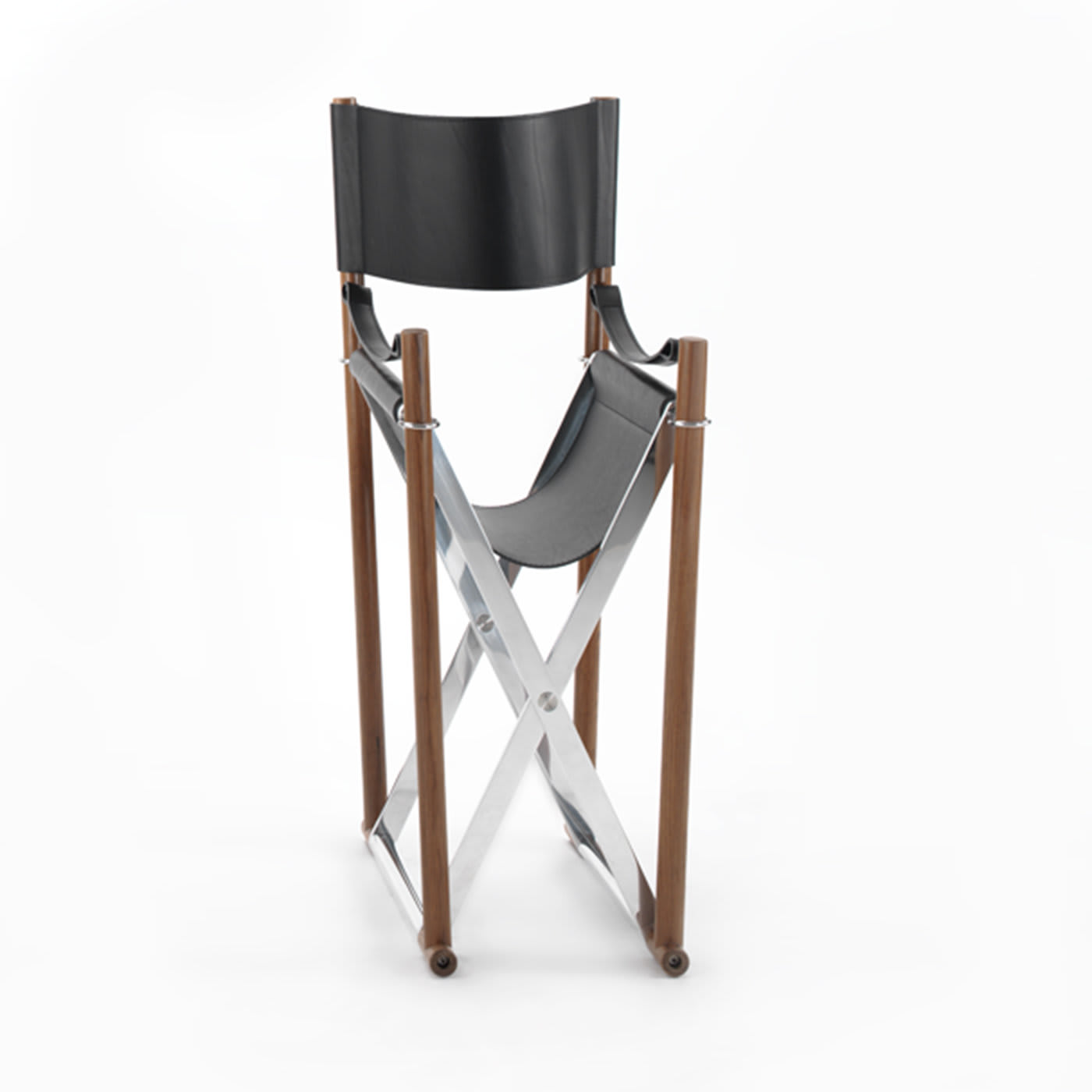 Regista Lederstuhl | Base: Solid Black Walnut | Sitz: Leder