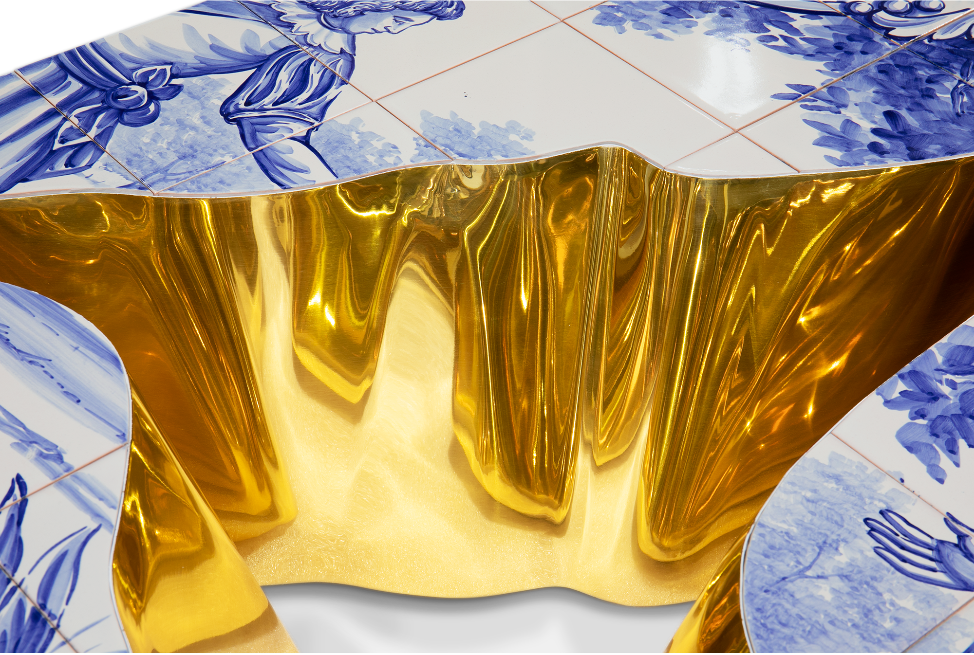 Fissure Kachel‑Couchtisch