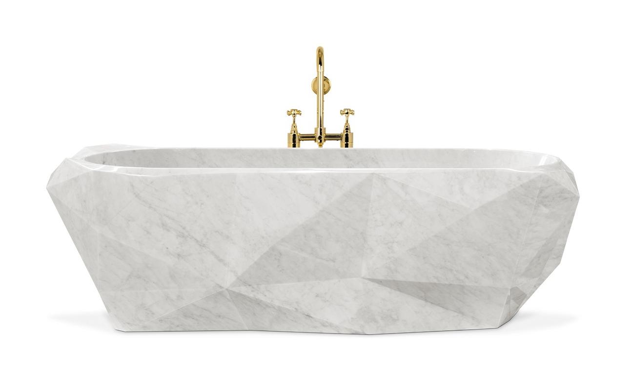 Edelsteinmarmor Badewanne