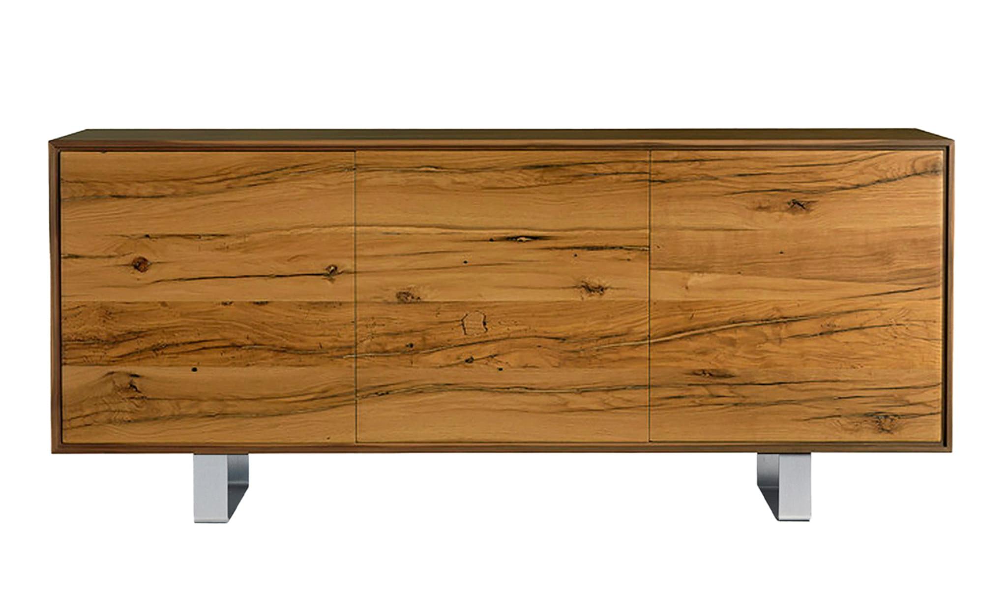 Materia Antikes Eichen‑Sideboard mit 3 Türen | Konfiguration: 3-Doors