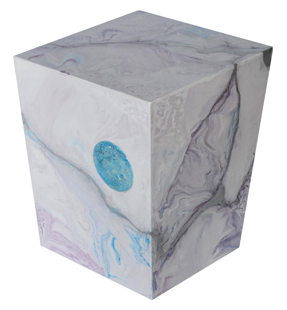 Blau-Rosa Beistelltisch