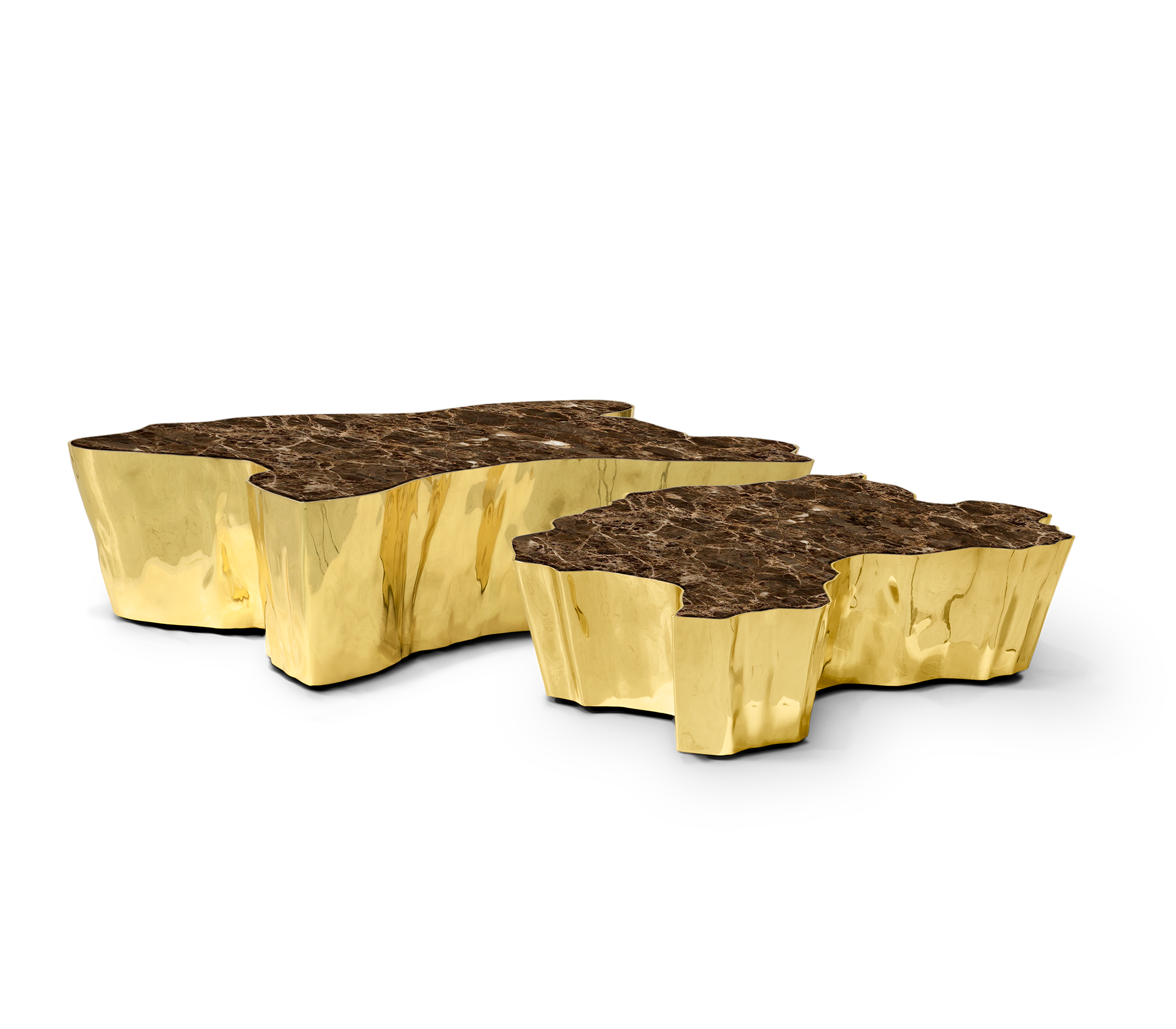Paradise Braunstein‑Tisch | Dimensions: B 138 x T 95 x H 36 cm