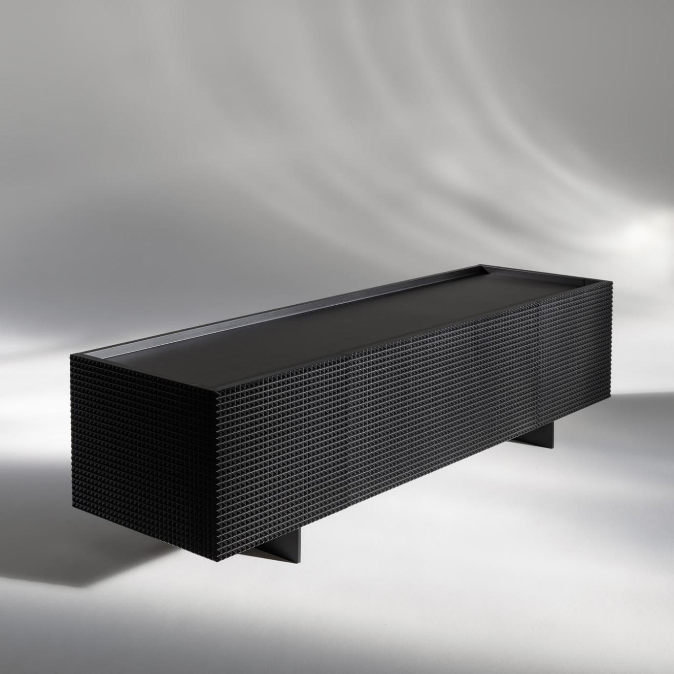 Schwarzes TV-Sideboard