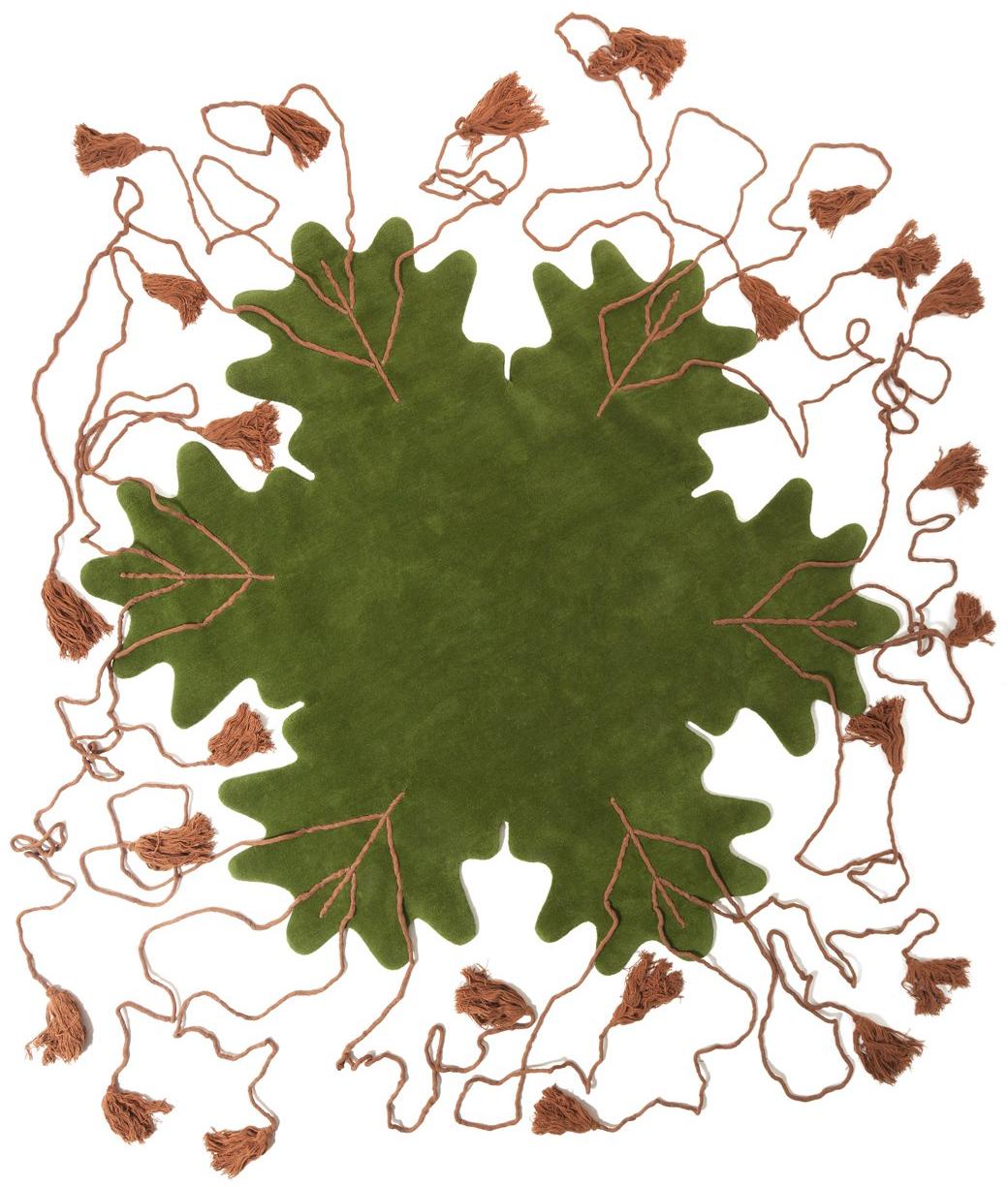 Großes Blatt Teppich