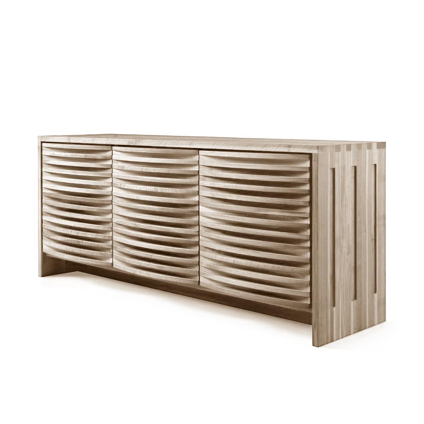 Onda Graues massives Walnuss‑Sideboard