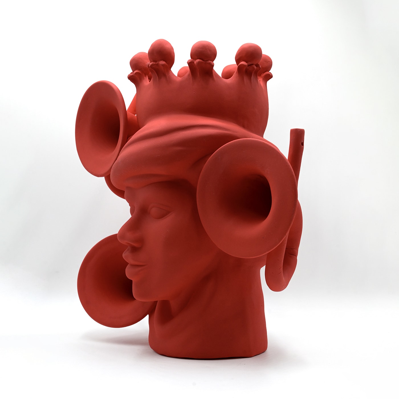 Maure‑Kopf handgefertigte Skulptur