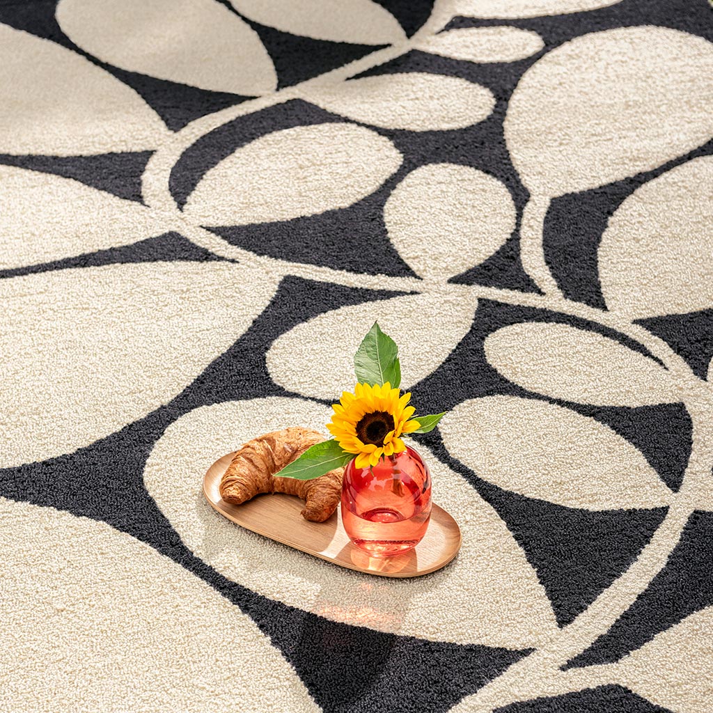 Sycamore Black Outdoor-Teppich | Größe: 200 x 280 cm