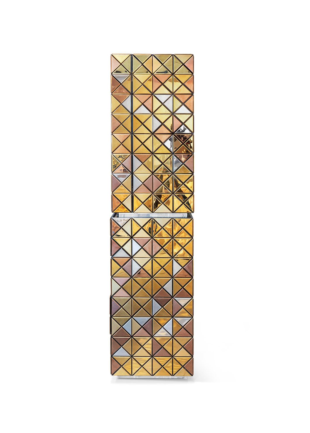 Mosaic II Gold‑Schrank