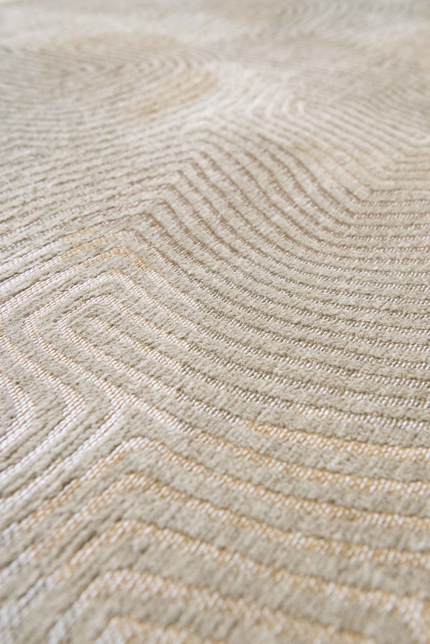 Coral - Shell Beige 9229 Teppich | Größe: Ø 140 cm