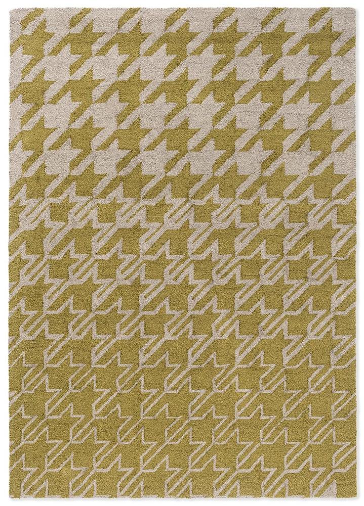 TB Houndstooth Senf Outdoor 455706 Teppich | Größe: 250 x 350 cm