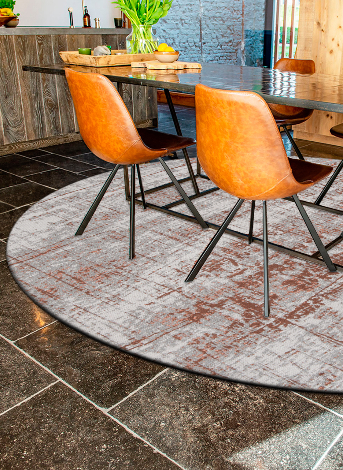 Copperfield 8956 Runder Teppich | Größe: Ø 140 cm