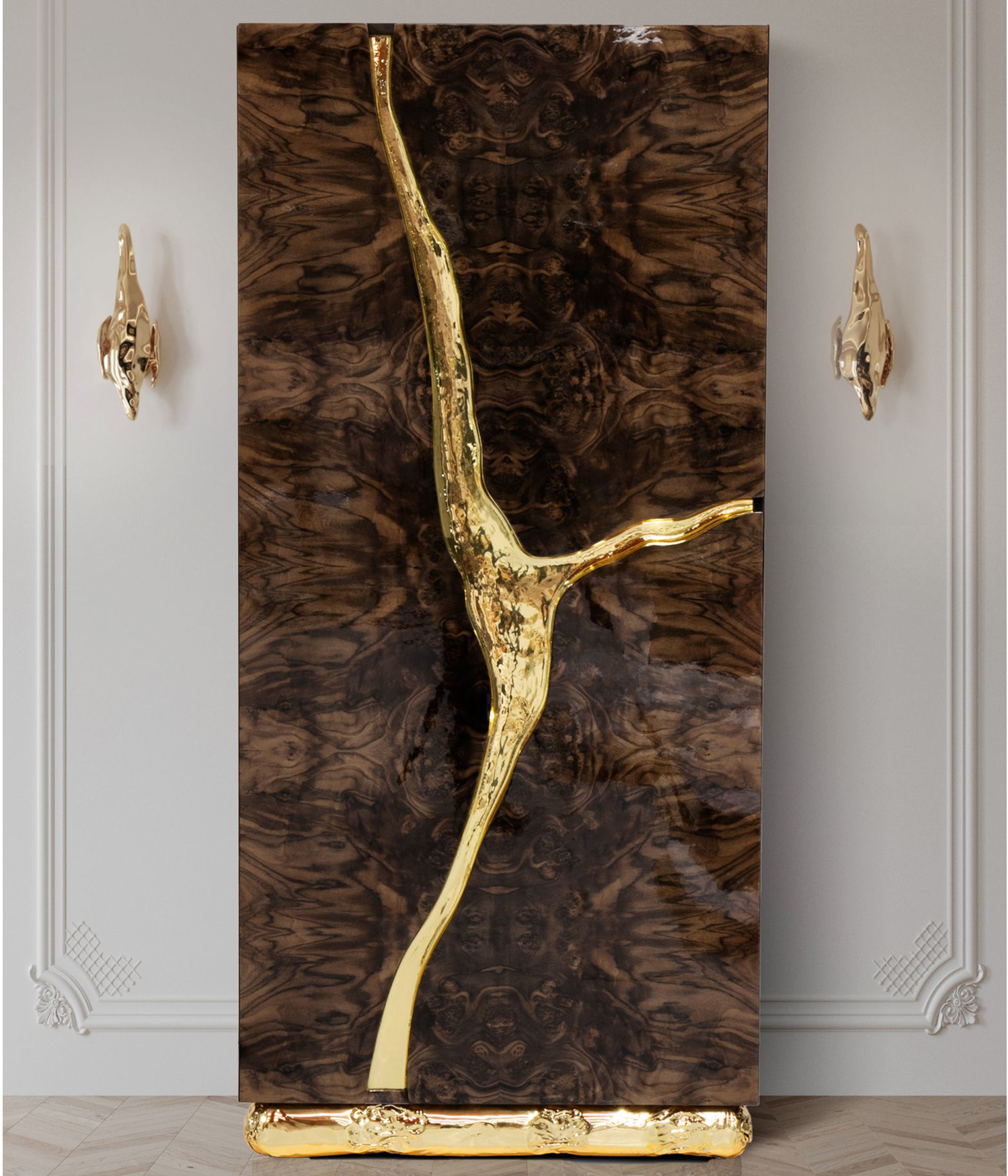 Fissure Ebenholz‑Schrank