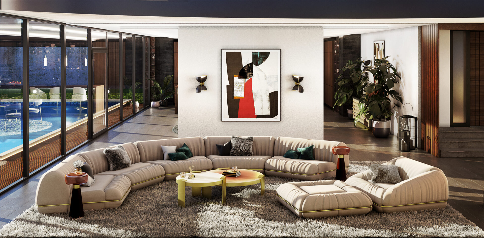 Illusion Wandleuchte - 3