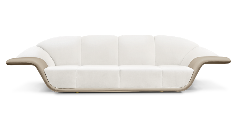 Klaus Elfenbein‑Sofa
