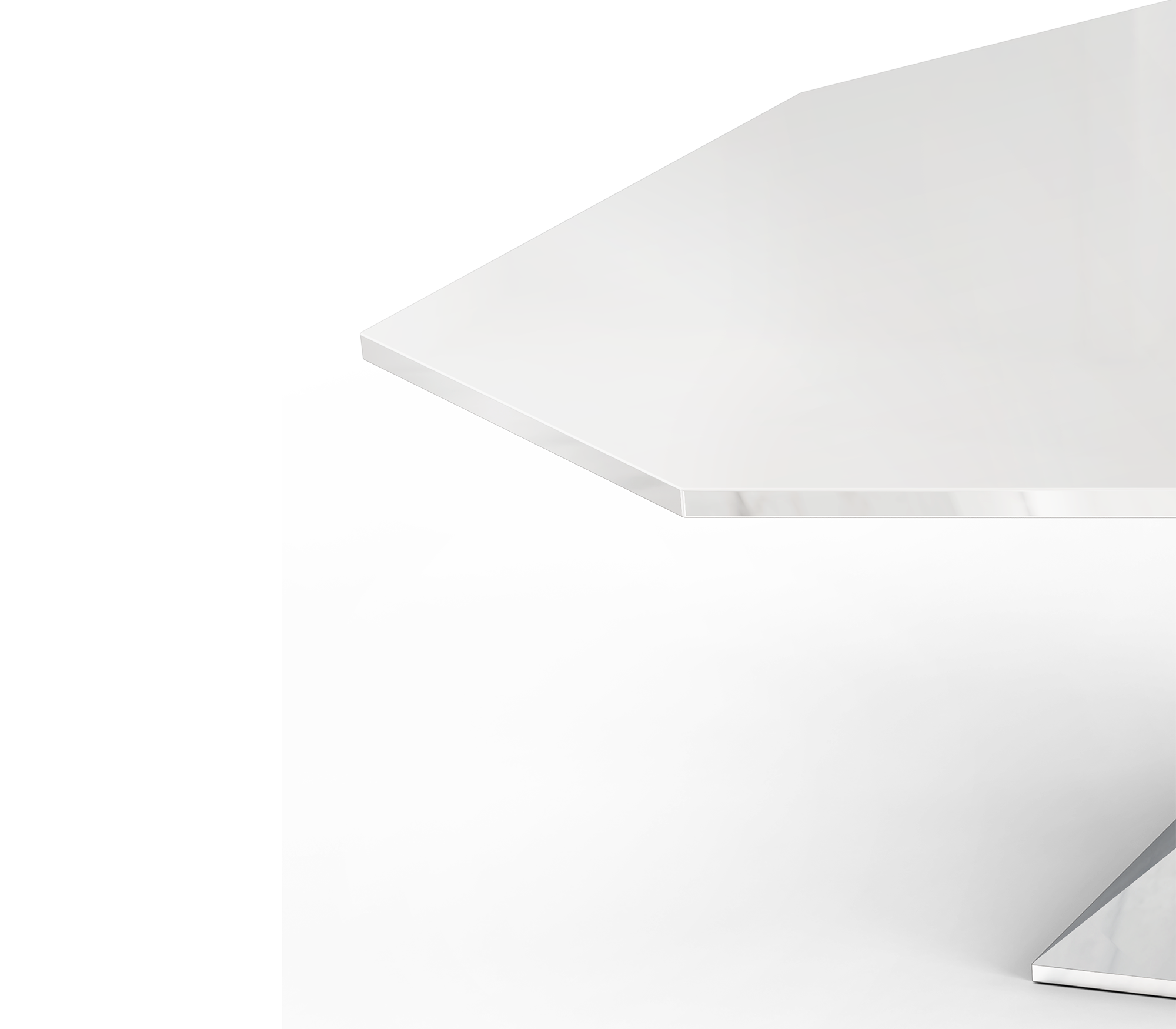 Bonsai Silber Luxe Esstisch