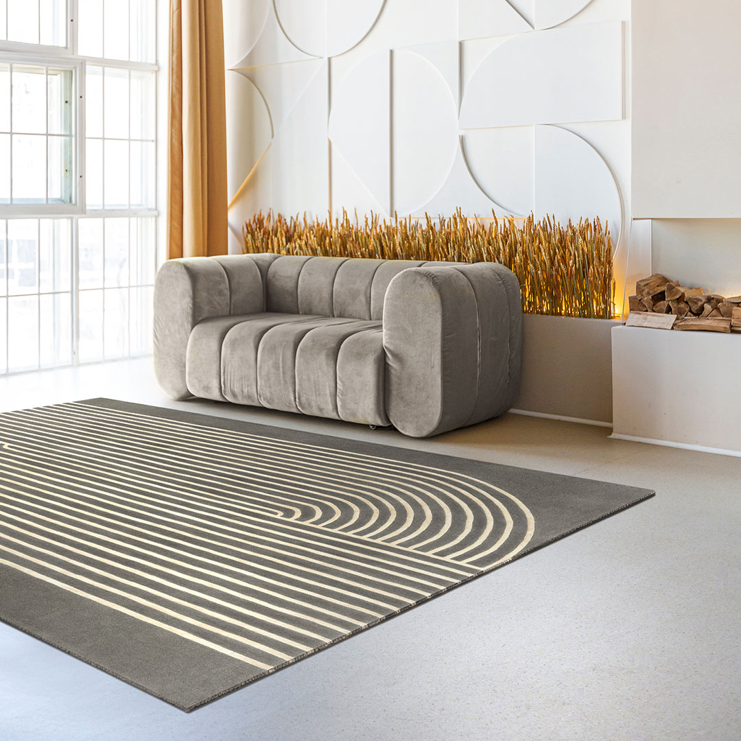 Stripes Iron Teppich
