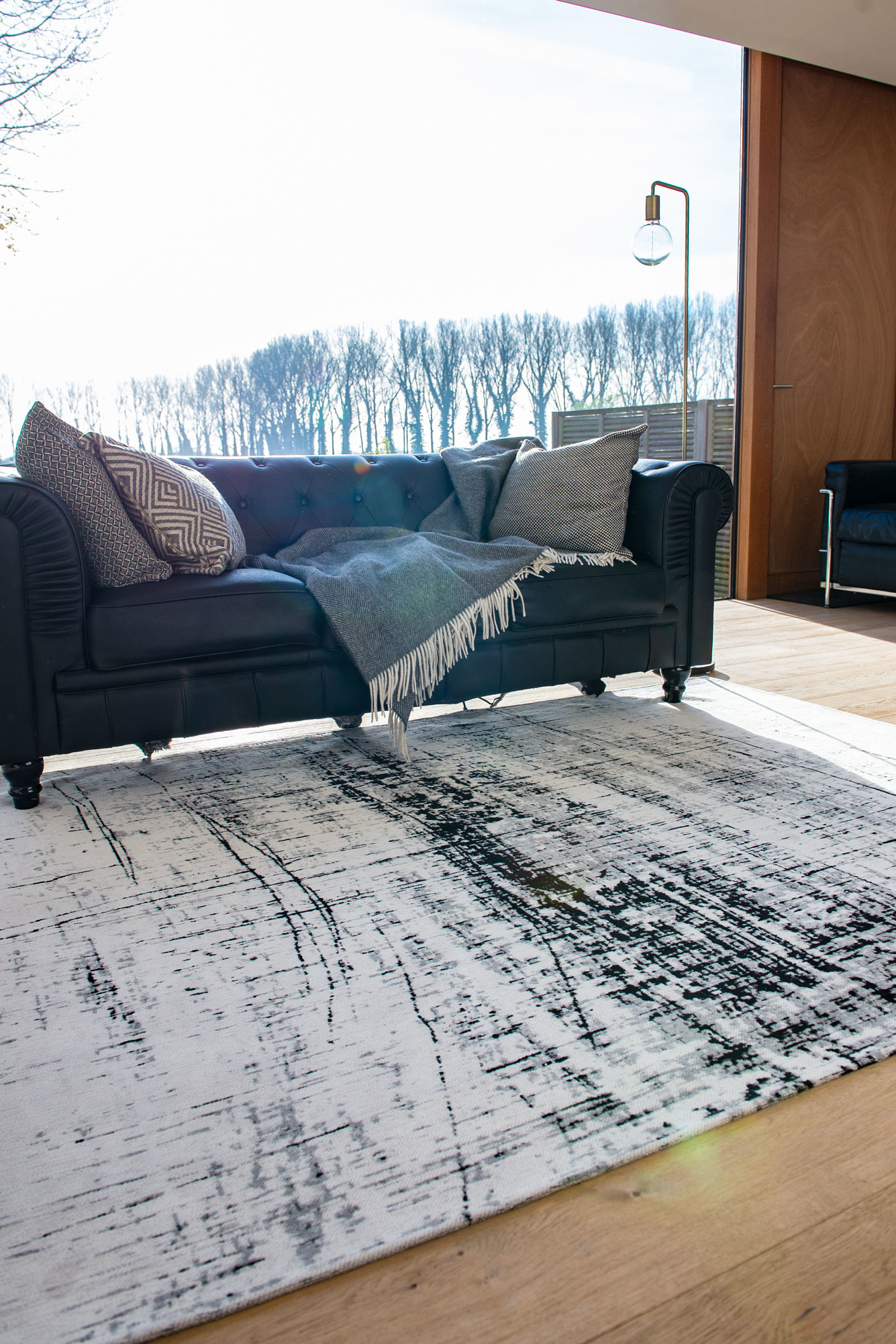 8926 Metro Black & White Teppich | Größe: 140 x 200 cm