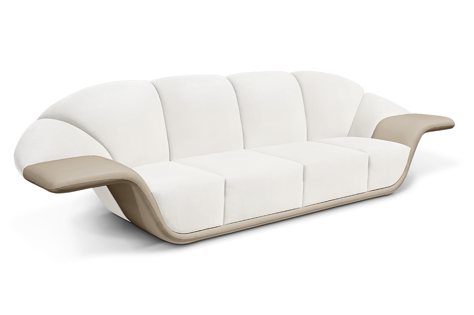 Klaus Elfenbein‑Sofa