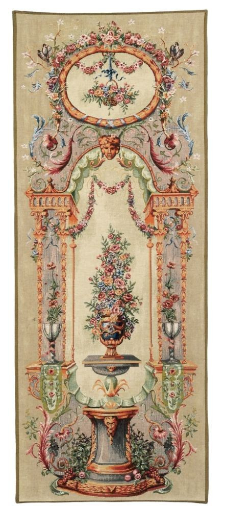 Tür‑Bouquet Elysee‑Palast Wandteppich