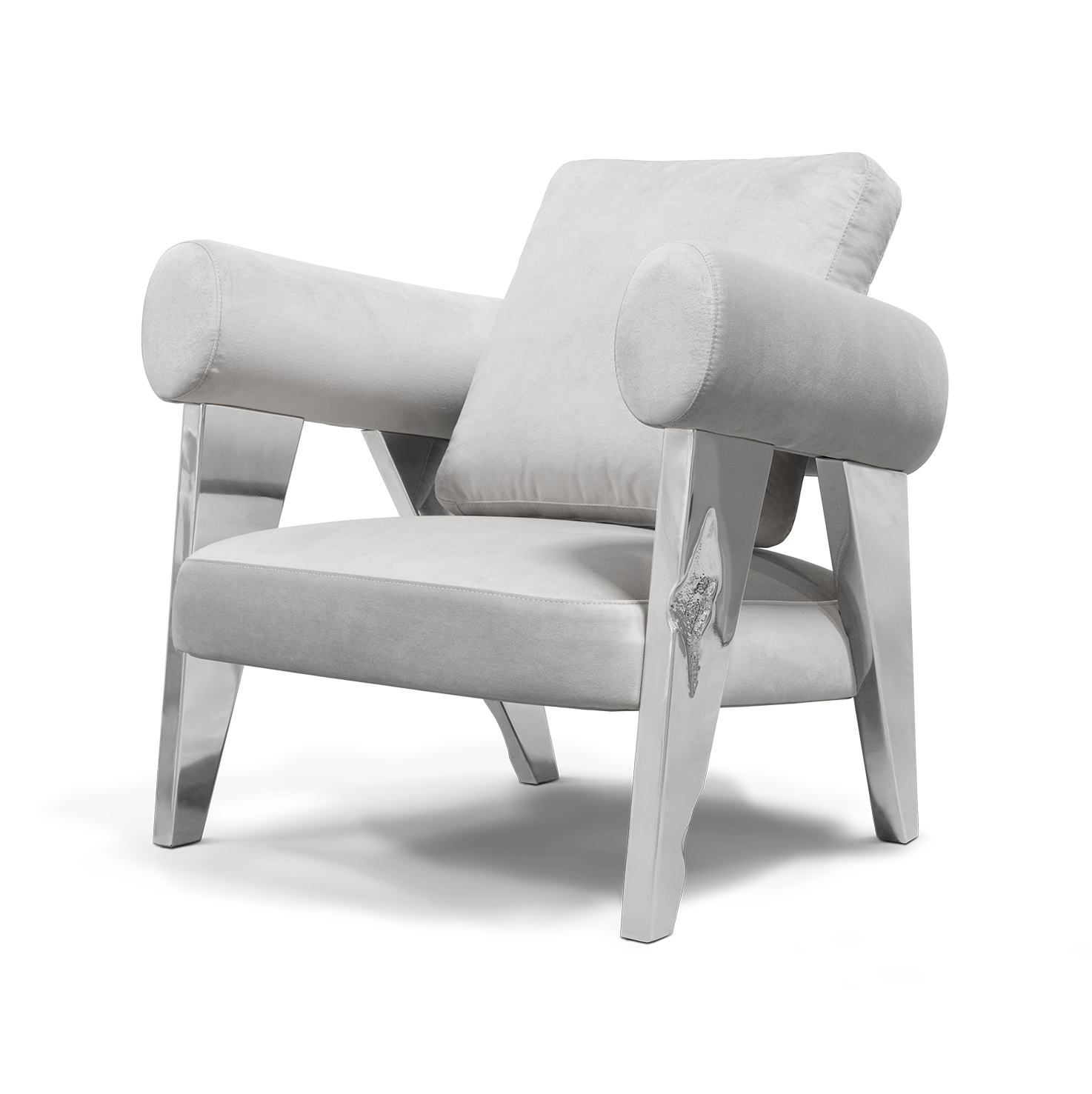Enigma Silber‑Sessel
