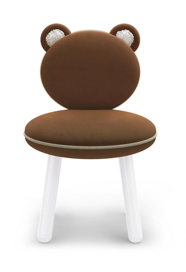 Fluffy Bear brauner Kindersessel