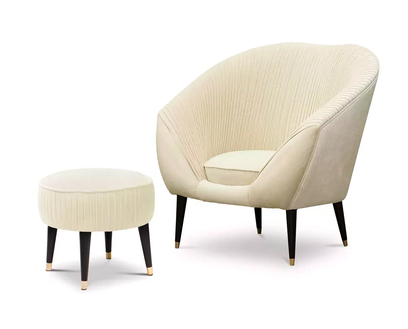 Hana Stuhl mit Hocker