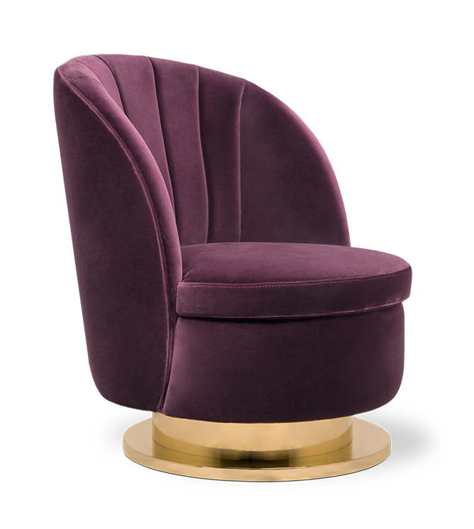 Galen Purpurnes Einzelsofa