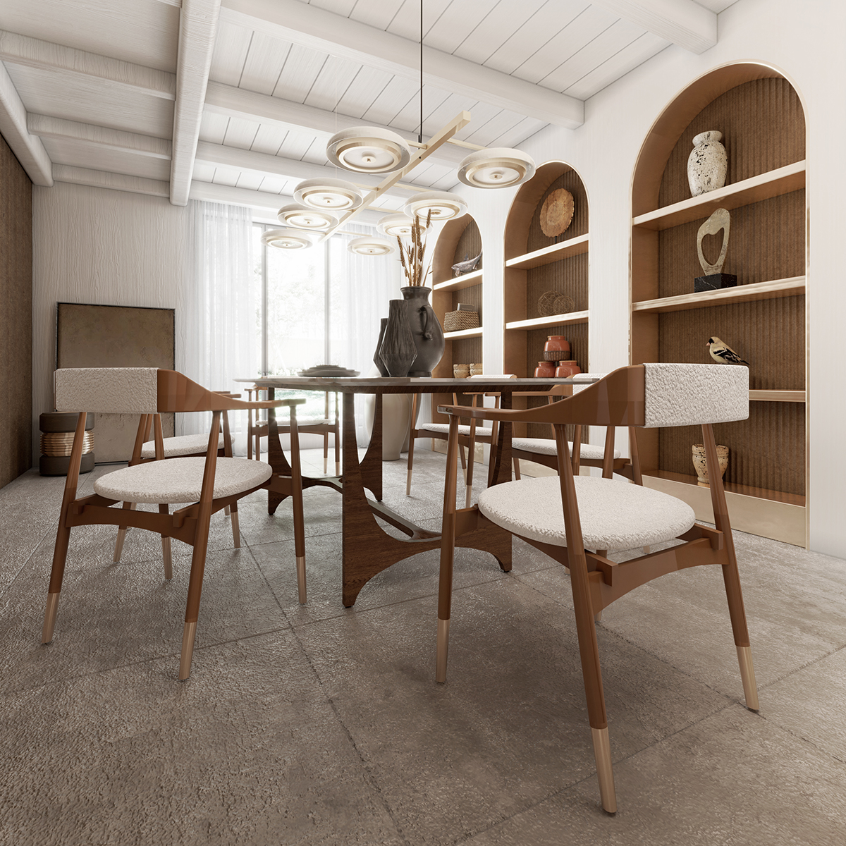 Carter Rechteckige Pendelleuchte