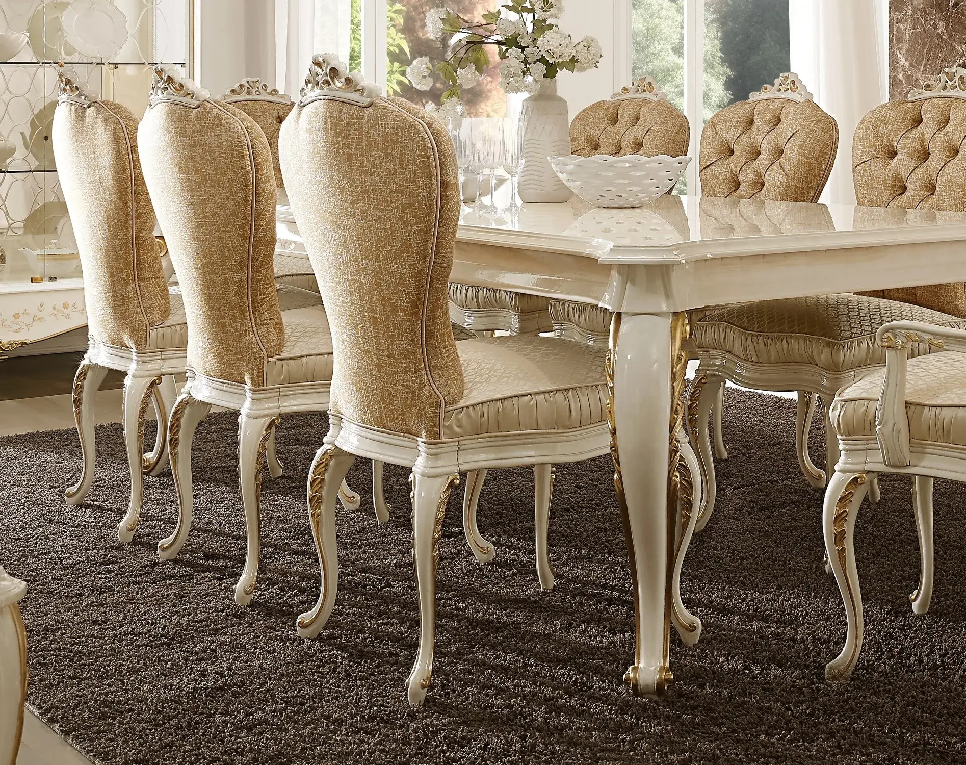 Luxuriöser Italienischer Stoffstuhl