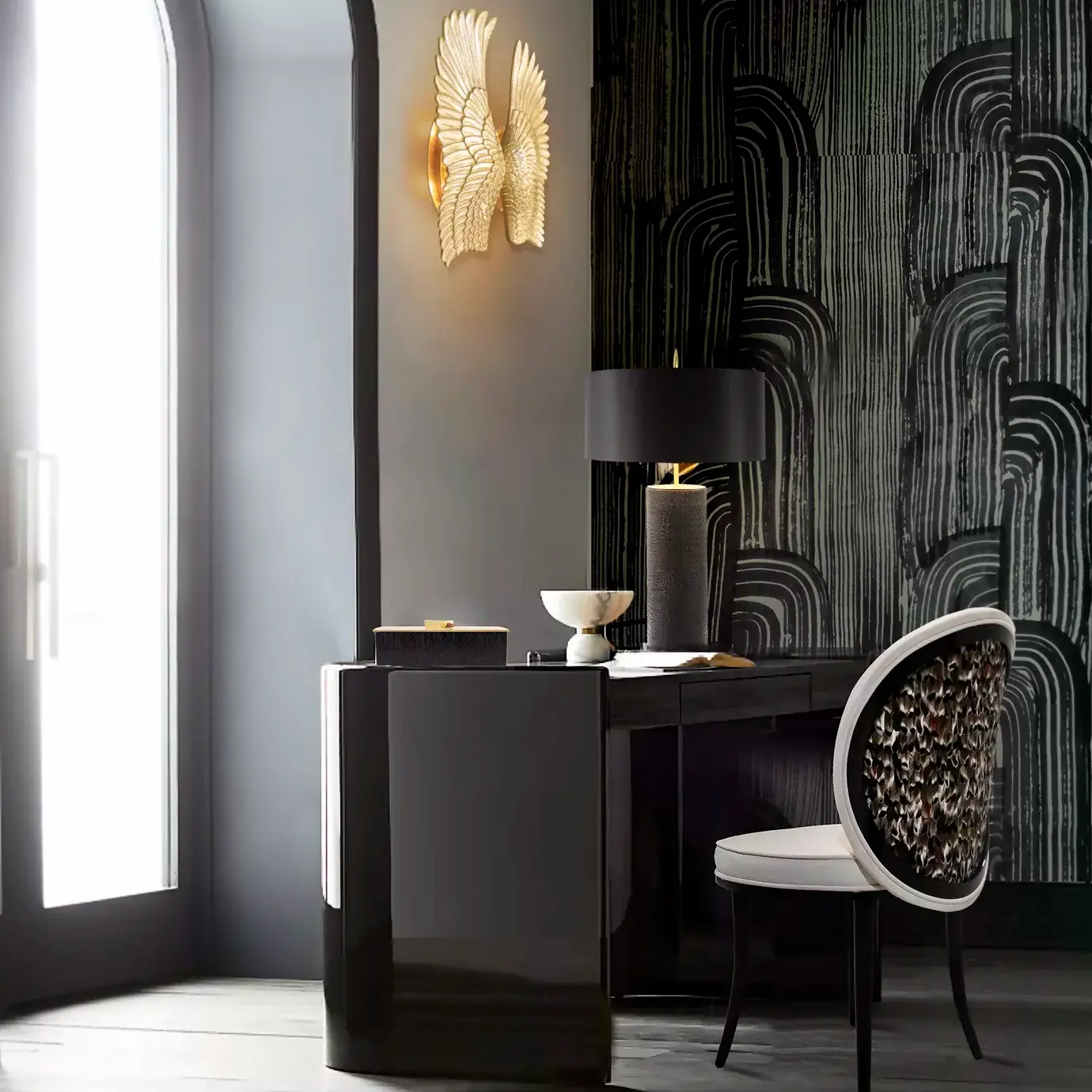 Mistral Folien‑Feder Esszimmerstuhl