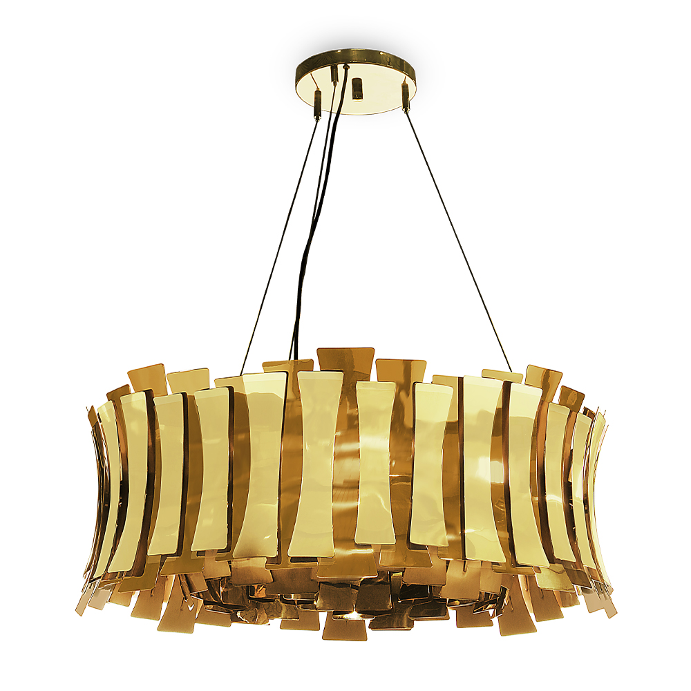 Elegante runde Pendelleuchte